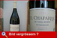 EL CHAPARRAL Navarra - Ansicht Flaschen-Vorderansicht